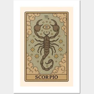 Scorpio Card Posters and Art